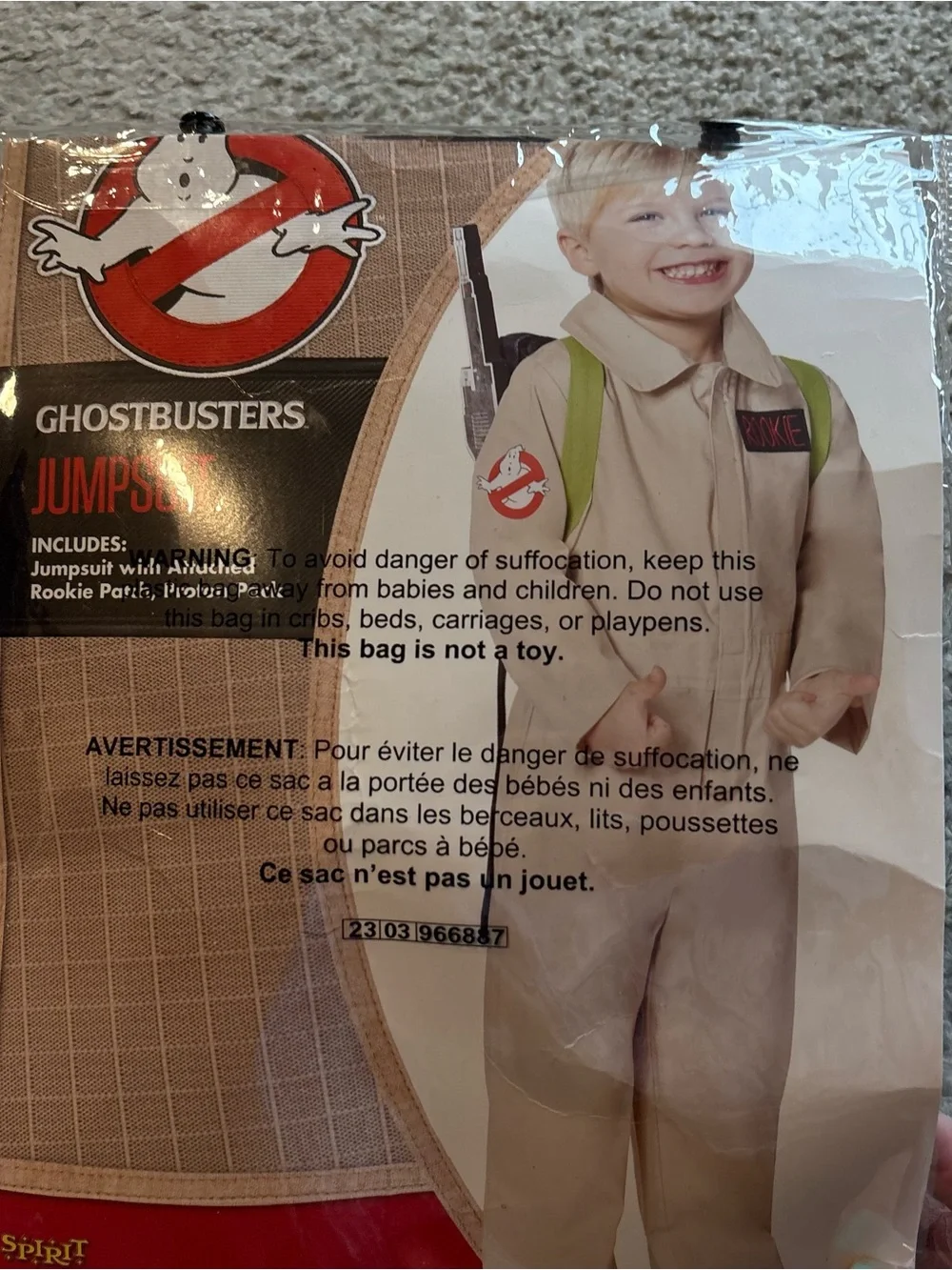 Ghostbusters official toddler